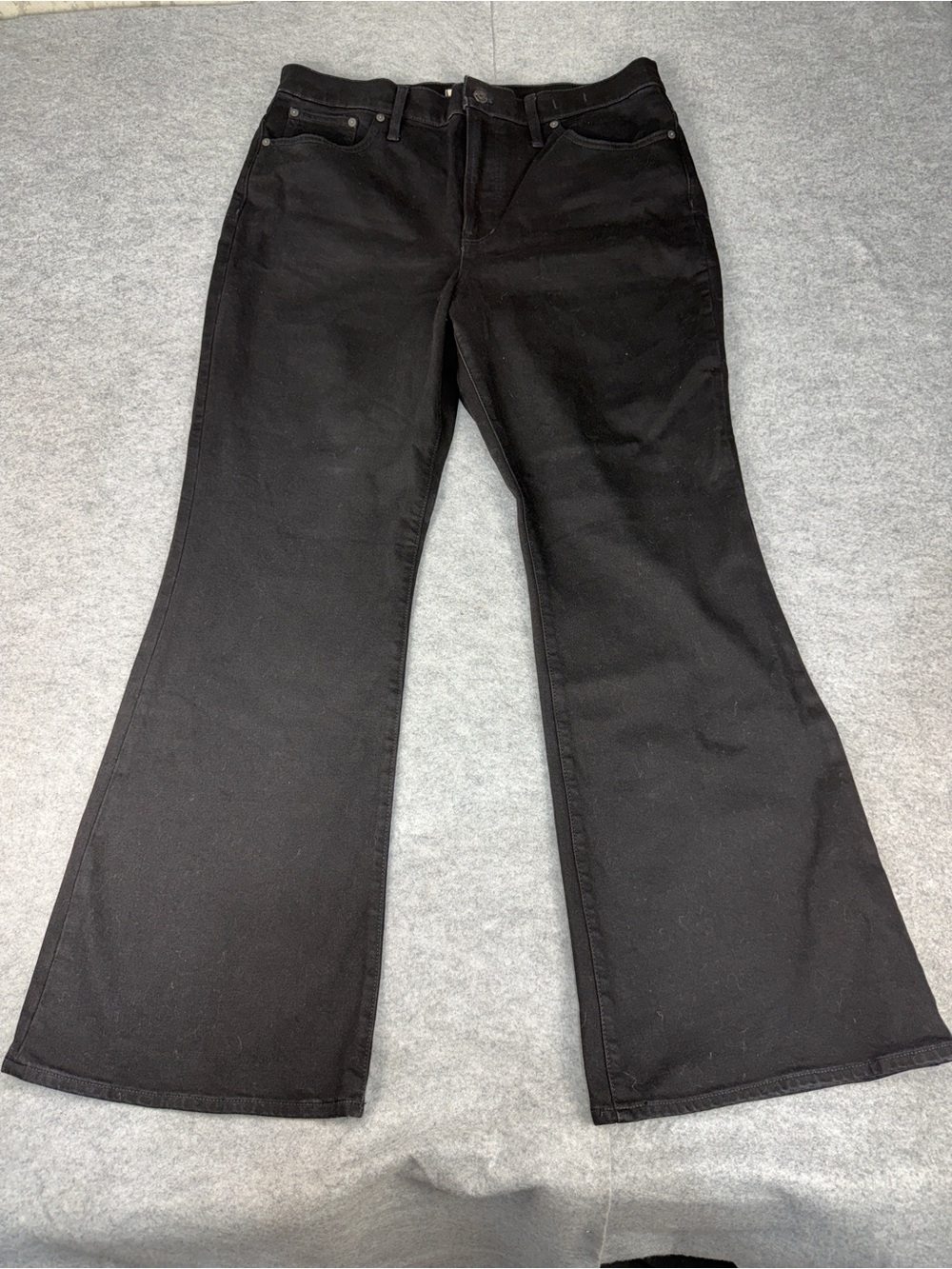 Madewell Perfect Vintage Flare Jeans 32 | Retro Black Denim